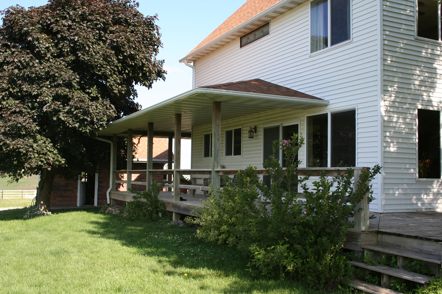Farmhouse from Garden